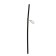 The opposite is straight, 15 cm, the color is black, 10 pcs.