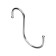 Hook, chromium color, d = 3 mm, l = 8 cm
