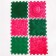 Modular massage rug ortho puzzle "Assorted", 12 modules, color mix