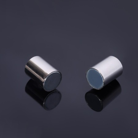 Magnetic lock castle, l = 20 mm, v.d = 7mm, (set 3pcs), silver color
