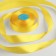 Satin tape, 25 mm × 33 ± 2 m, color yellow No. 128