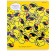 Notebook of 48 sheets in the cage "Creative duckling", cover coated cardboard, glitter, mix