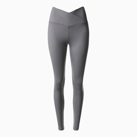 Pants (leggings) Sports female with textured elastic minaku color graphite, river 42-7