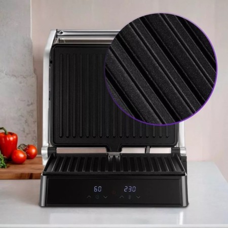 Electric grill KitFort KT-3664, 2000 W, anti-stick coating, 35x34 cm, black-3