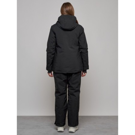 Ski suit female, size 50, black color-3
