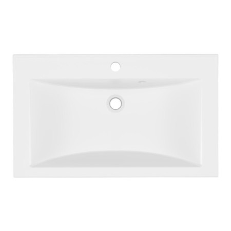 Paola Roma sink, half -vested, 75 cm, rectangular-3