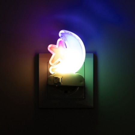 Nightlight plastic month 8*5.5*5 cm risalux-8