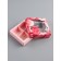 Box for sweets 4 pcs "Present", 12.6 x 12.6 x 3.5 cm. Confectionery packaging
