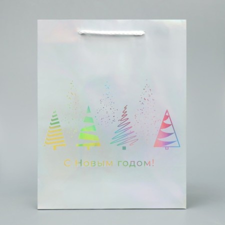 Holographic package "Fairytale Forest", 18 x 23 x 10 cm, New Year-1