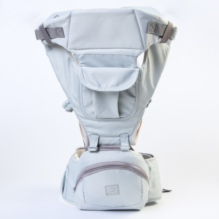 Backpack-Kenguru/hips with pocket, color gray-2