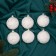 Set of balls plastic D-6 cm, 6 pcs "BoAZ" white