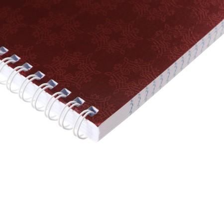 A4 notebook, 96 sheets in a cage on the crest of Chocolate, cover coated cardboard, metallized cardboard, selective varnish, block 65g/m2, 4v mix-2