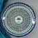 Largan Rishtan ceramics "Patterns", 36 cm, blue