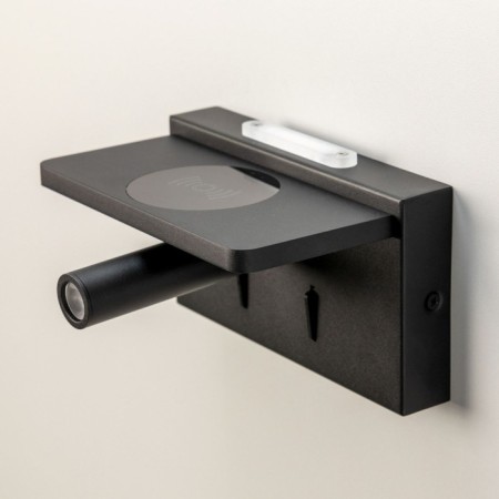 Sconces with the Citilux "Descart" CL704371 18.5x10 cm, 2x3W, LED, Black Color Black-11