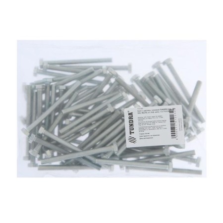 Bolt "Tundra Krep", with a hexagonal head, galvanized, Din933, M6x70 mm, 1 kg-1