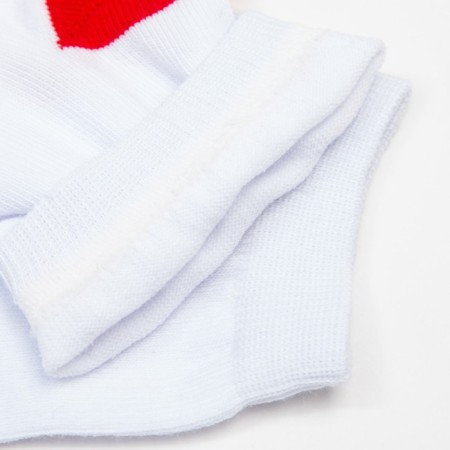 Women's socks "Deer" color white/red, size 23-25-3