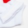Women's socks "Deer" color white/red, size 23-25