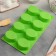 The form for baking is the “figure. Ellipse smooth ”, silicon, 28.5 × 17.2 cm, 8 cells (7.4 × 5.2 × 3 cm), mixing color