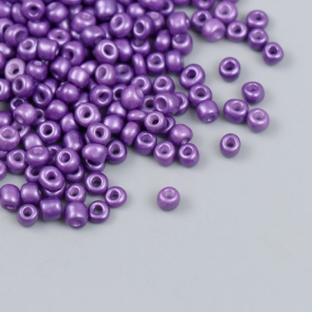 Glass beads 6/0 "purple" makarun, gloss 450 g