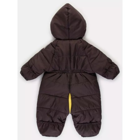 Combiason children's demi -season tops "Hummingbird", height 68 cm, brown color-3