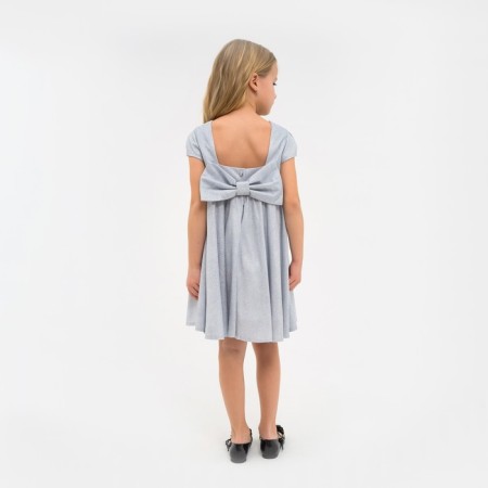 Dress elegant children's KAFTAN, p. 30 (98-104 cm), silver-5