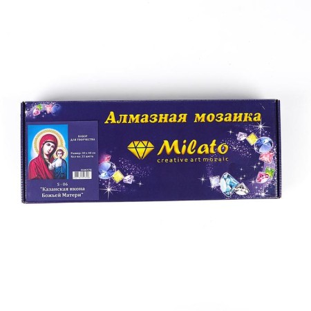 Diamond mosaic "Kazan Mother of God", 30 × 40 cm, 33 colors-4