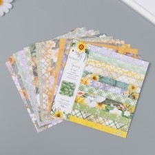 A set of scrapbooking paper 12 sheets 12 designs 