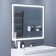 Mirror Uperwood Tanos, 90x80 cm, LED backlight, sensory switch, anti -recovery