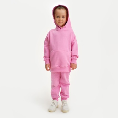 Костюм для девочки (худи, брюки) KAFTAN "Basic line", размер 38 (146-152), цвет розовый-4
