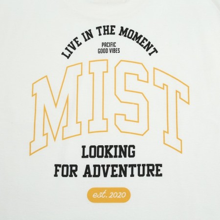 Women's T -shirt MIST OLD SCHOOL Size 42, Milk color-2