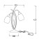 Table lamp 2x60W E27, size 35.5x16x42.5 cm