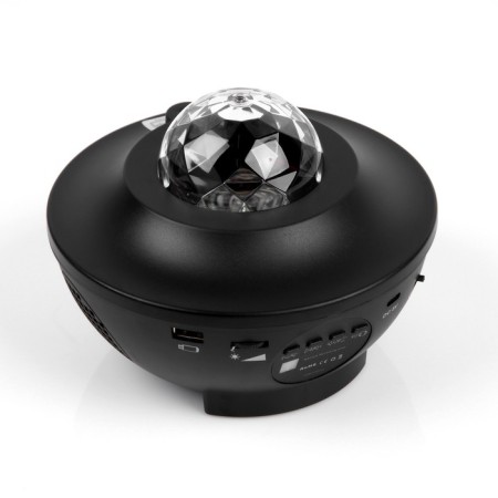 Light device "Starry sky" 19 cm, speaker, glow of RGB, remote control, 5 V, black-6
