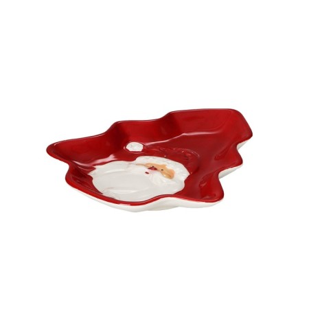 Ceramic Dolyana Grandfather Frost, 21.4 × 17.9 × 2.7 cm, red red-2