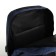 City backpack with USB from textiles with lightning, 2 pockets, black/blue color