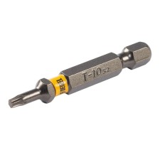 Denzel 11667 bit set, hexagonal profile, Torx 10 x 50 mm, steel S2, 10 pcs.