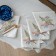 Set of napkins "Flora", size 45x45 cm, natural color, 4 pcs