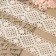 Knitted lace, 65 mm × 10 ± 1 m, beige color