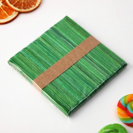 Ice cream sticks “Fruits”, set of 50 pcs, 11.4 x 1 cm-5