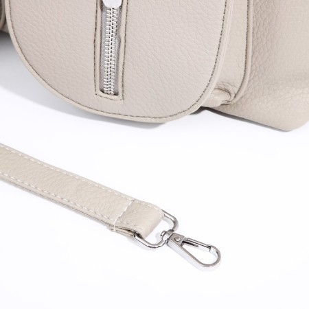 Bagon-tout on lightning, 3 outer pockets, light-gray color-5