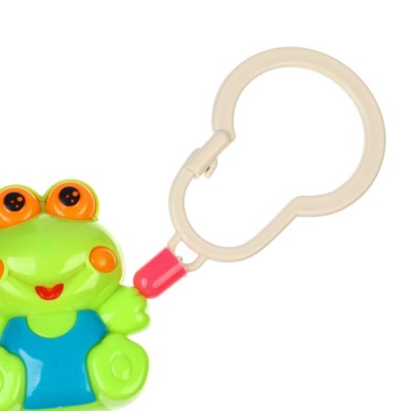 Stretching on the stroller/crib "frogs", 3 toys, color mix, crush me-5