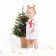 Body dress crumb I am "deer", height 74-80 cm, white