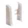 Potz (pair) for skirting boards 55mm "decoration", 253 pace gray