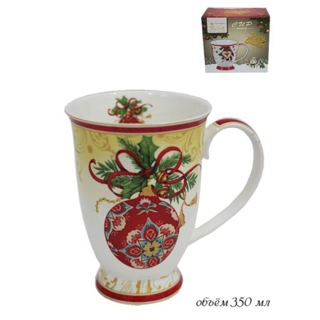 Lenardi mug "New Year", porcelain, 350 ml