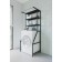Stella on the washing machine, black 67 x 52 x 170 cm