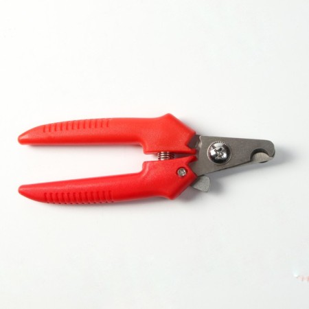 Small side claws with straight handles, a hole of 9 mm, red-3