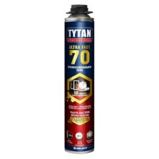 Пена монтажная TYTAN ULTRA FAST 70, под пистолет, выход до 75 л, 870 мл