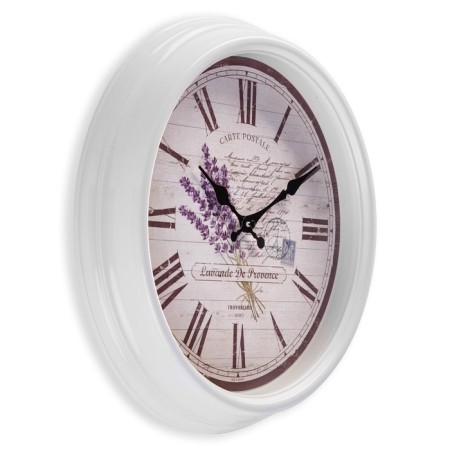 Wall clock, series: interior, "flowers", smooth move, d-31 cm-1