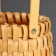 Wicker basket, rattan, 17x12.5/26 cm, 1 pc., Natural