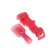 Connector T-shaped, puncturing type, under the wire 0.5-1.5 mm2, red, set 10 pcs