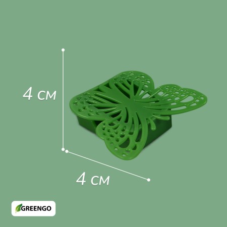 Mounts for climbing plants, 4*4 cm butterfly (set 10 pcs) self -adhesive-7